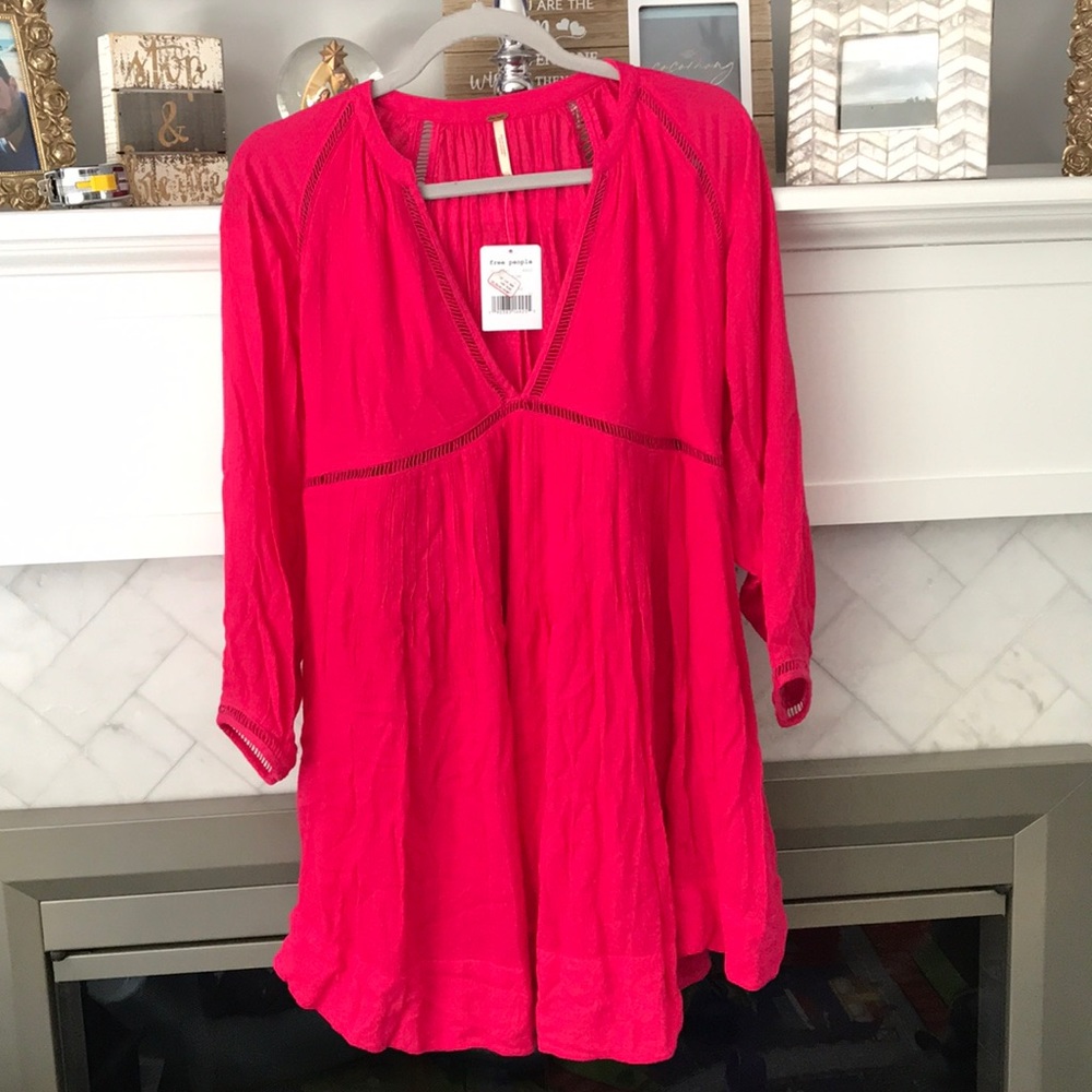 Free People Go Lightly Swing Dress XS